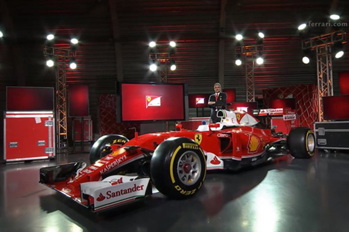 フェラーリ、2016年F1マシン『SF16-H 』を発表