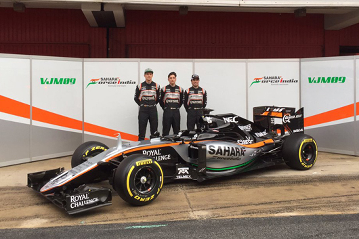 フォース・インディア、VJM09を発表