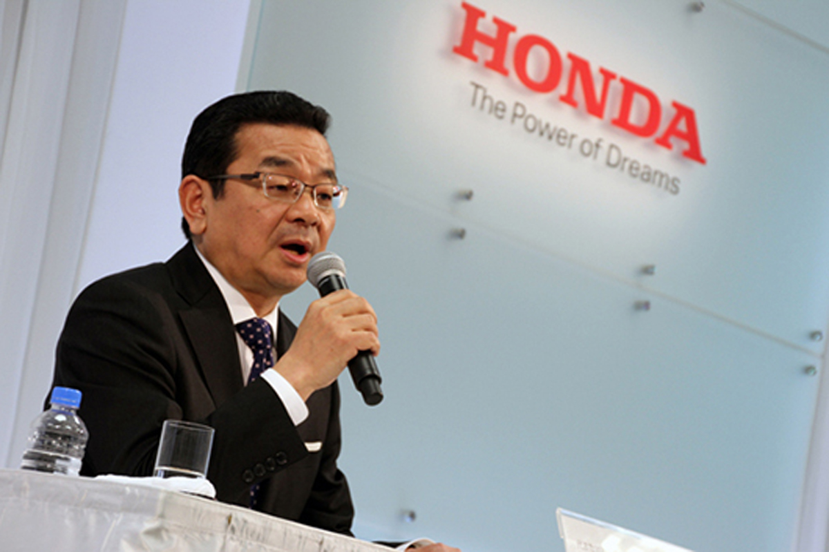ホンダ 八郷隆弘社長、今季F1目標は「安定的に予選10位以内から決勝」