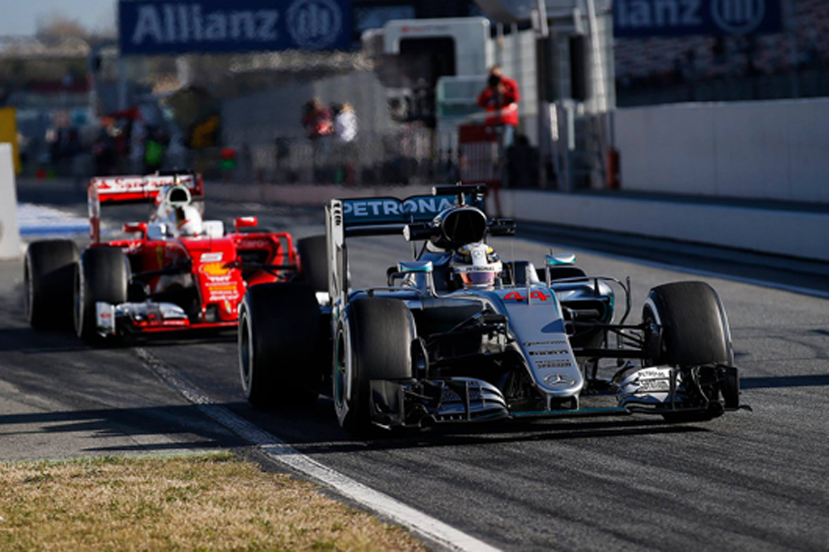 2016年 F1バルセロナテスト 第2回:周回数&走行距離
