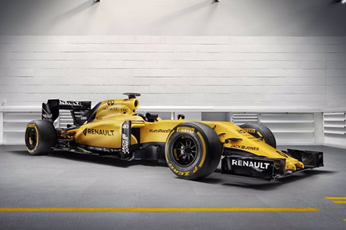 ルノー、イエローのR.S.16の正式カラーリングを発表