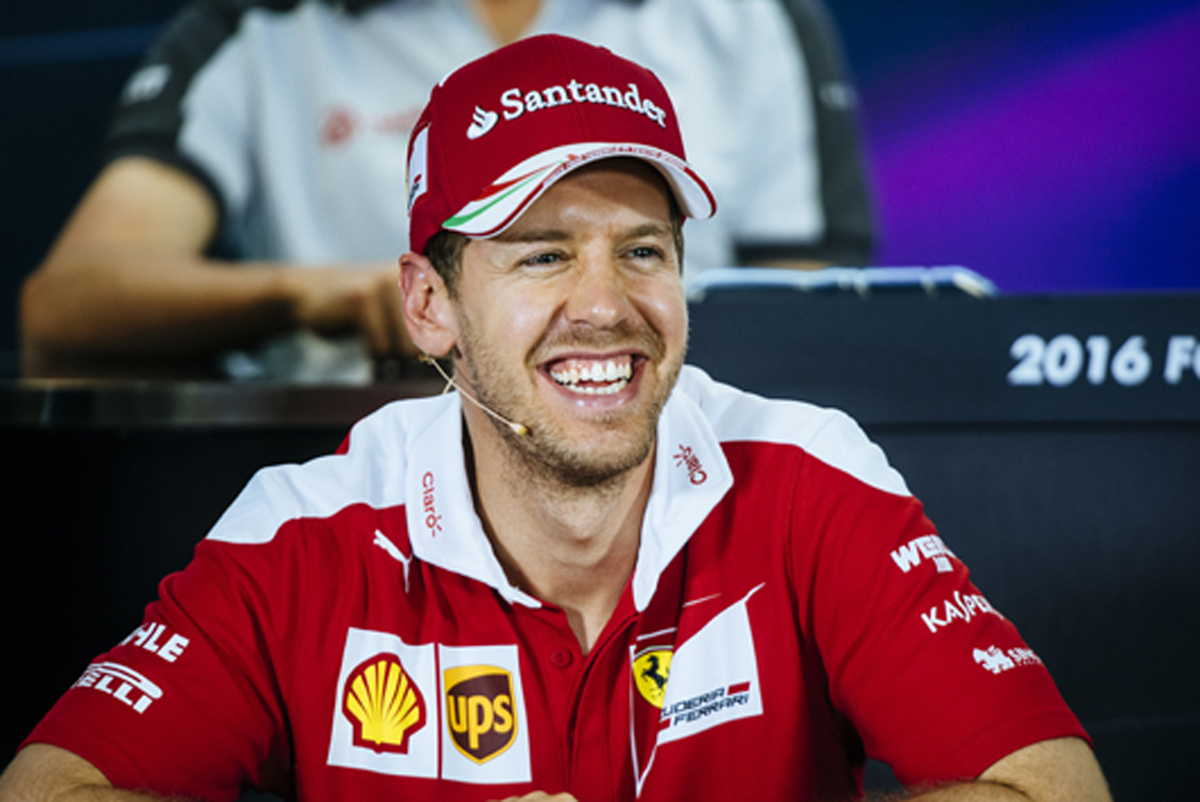 セバスチャン・ベッテル、SF16-Hを“マルゲリータ”と命名