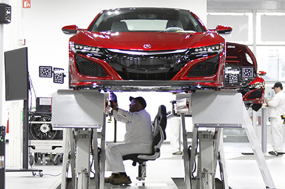 ホンダ、新型「NSX」北米仕様車の量産を4月下旬より開始