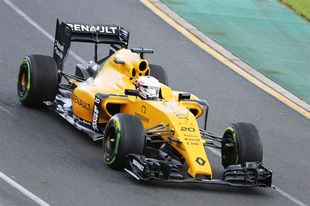 ルノー、F1バーレーンGPで新型フロントウィングを実戦投入