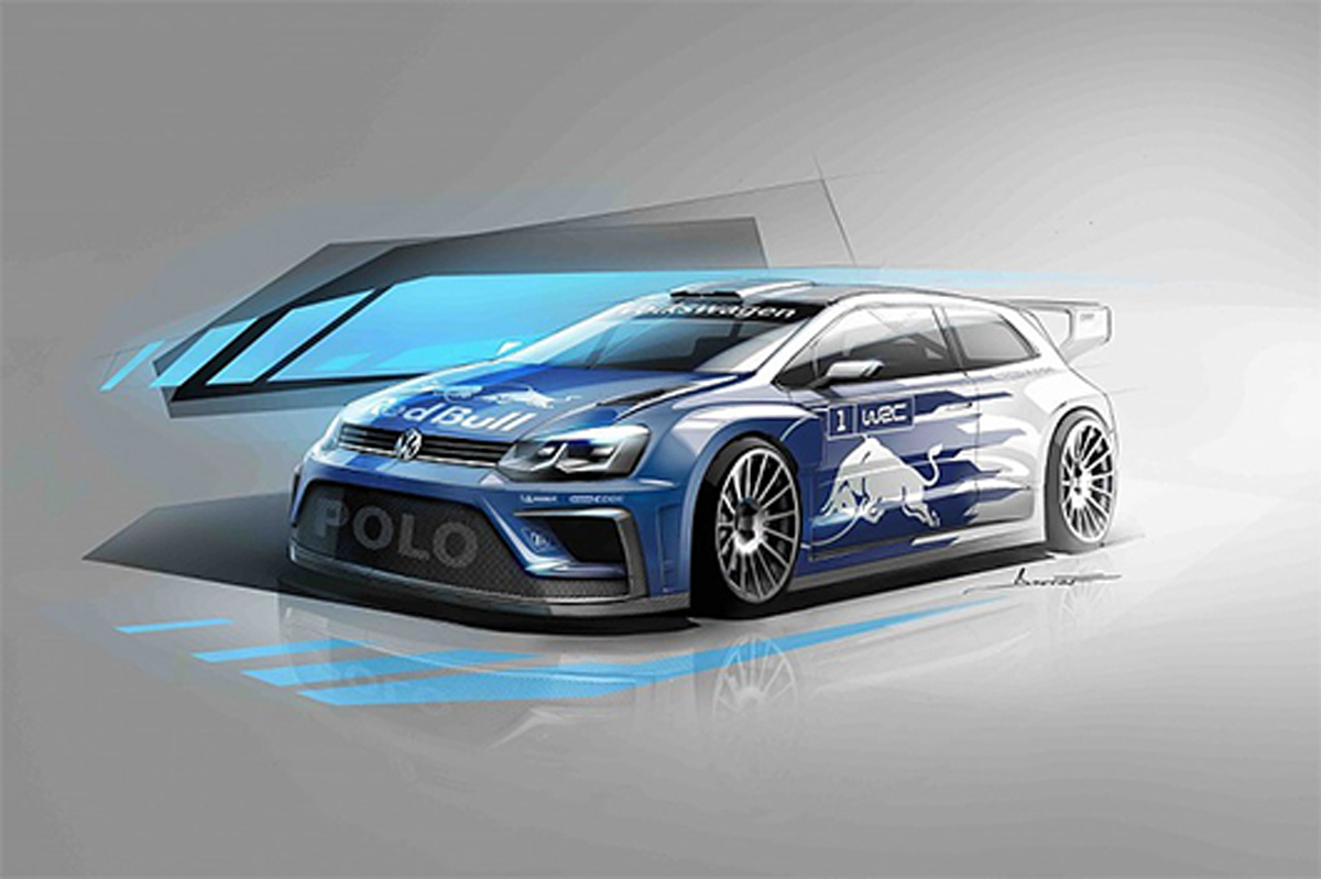 フォルクスワーゲン、2017年WRCカーのイメージ画像を公開