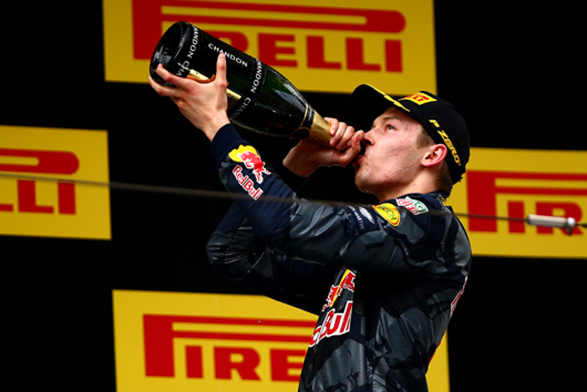 レッドブル：ダニール・クビアトが自身2度目の表彰台 / F1中国GP