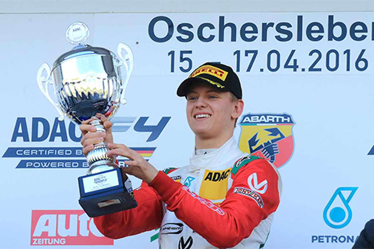 ミック・シューマッハ、ドイツF4開幕戦でも優勝