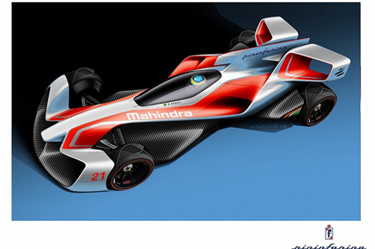 マヒンドラとピニンファリーナ、フォーミュラEの次世代コンセプトカーを公開