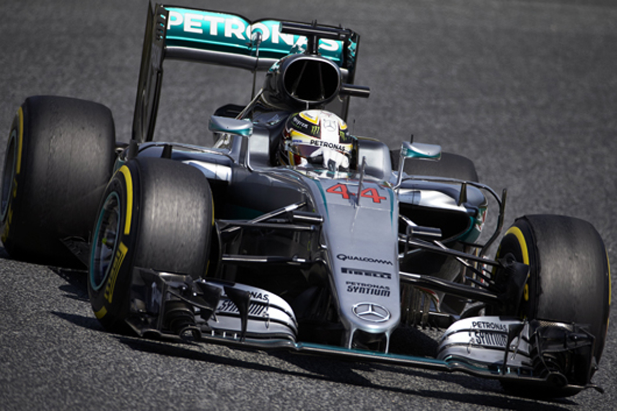 メルセデス：2戦ぶりのフロントロー独占 / F1スペインGP 予選