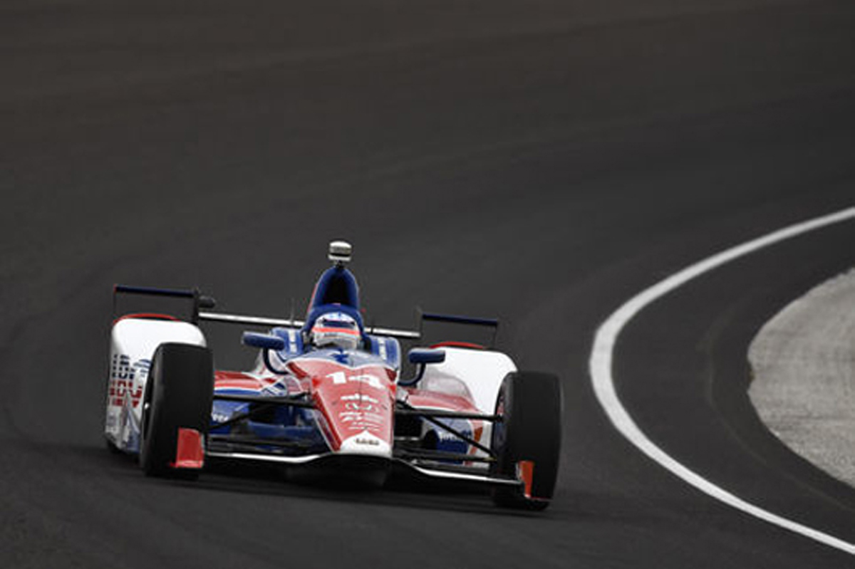 佐藤琢磨、インディ500初日は223.826mphで20番手