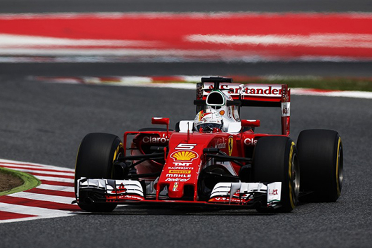 F1バルセロナ インシーズンテスト初日：セバスチャン・ベッテルがトップ