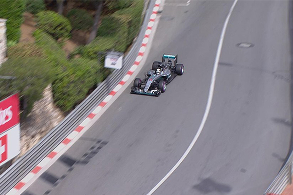 F1モナコGP フリー走行1回目：ルイス・ハミルトンがトップタイム