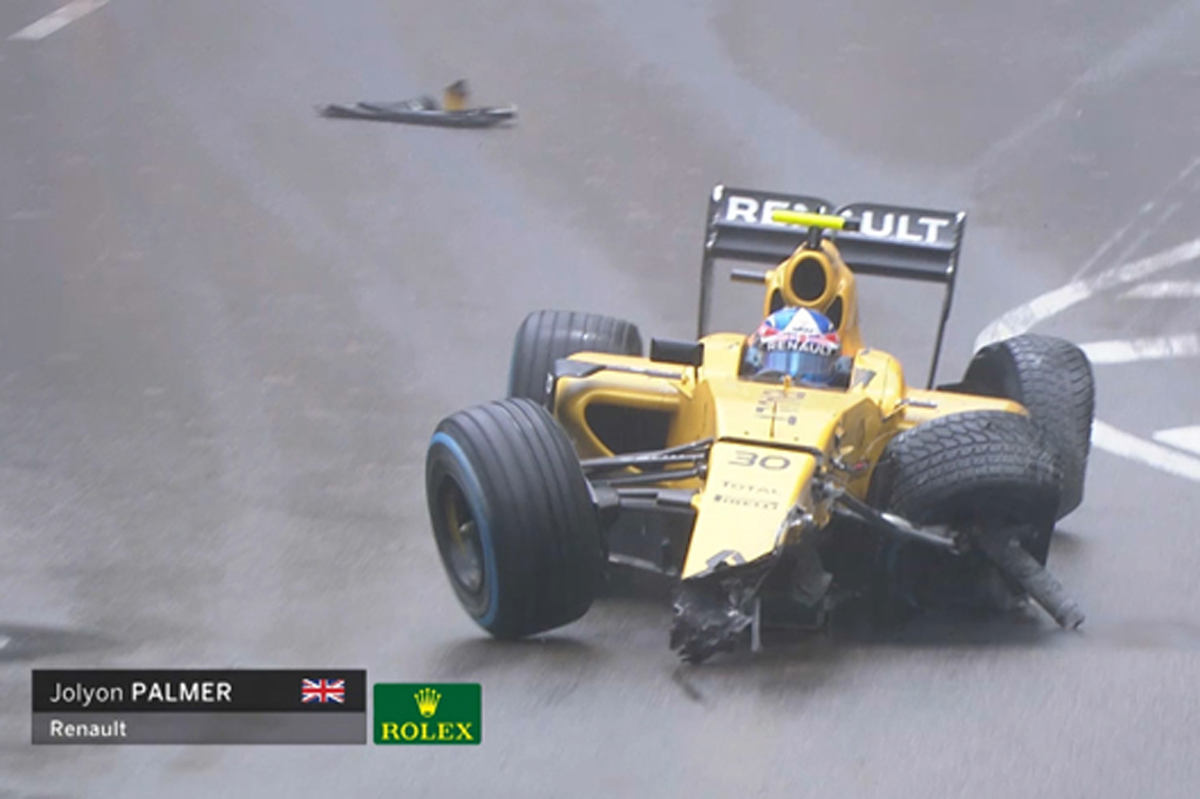 【動画】 ジョリオン・パーマー、ストレートで単独クラッシュ / F1モナコGP