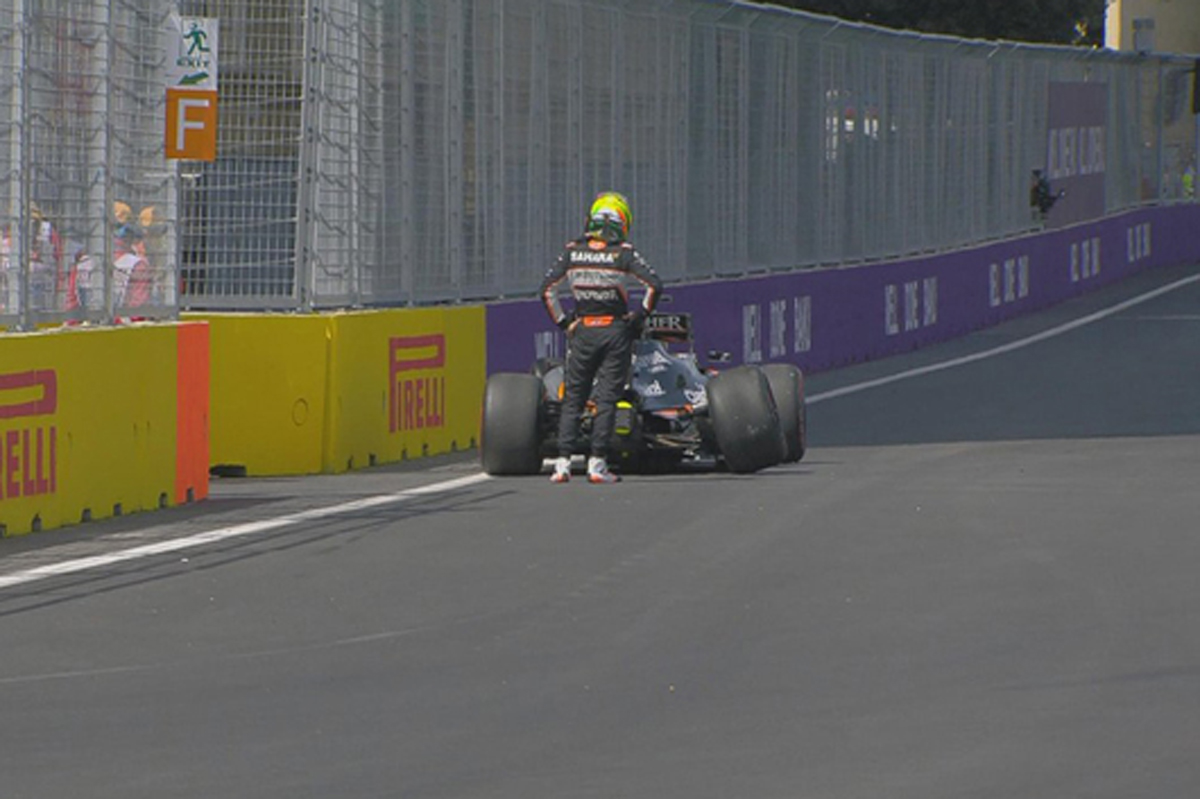 【動画】 セルジオ・ペレスがクラッシュ / F1ヨーロッパGP