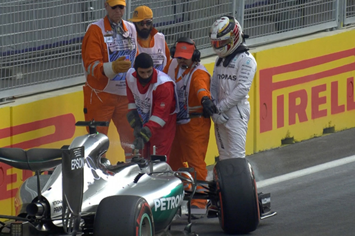 【動画】 ルイス・ハミルトン、予選Q3でクラッシュ / F1ヨーロッパGP
