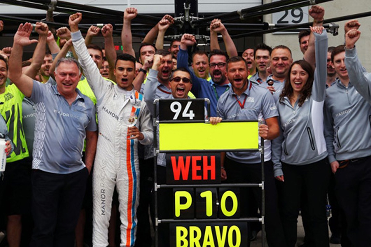 マノー:パスカル・ウェーレインがF1初ポイント獲得 / F1オーストリアGP