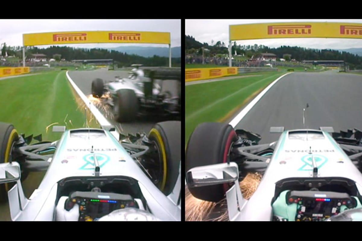 【動画】 ロズベルグとハミルトンの車載カメラ / F1オーストリアGP