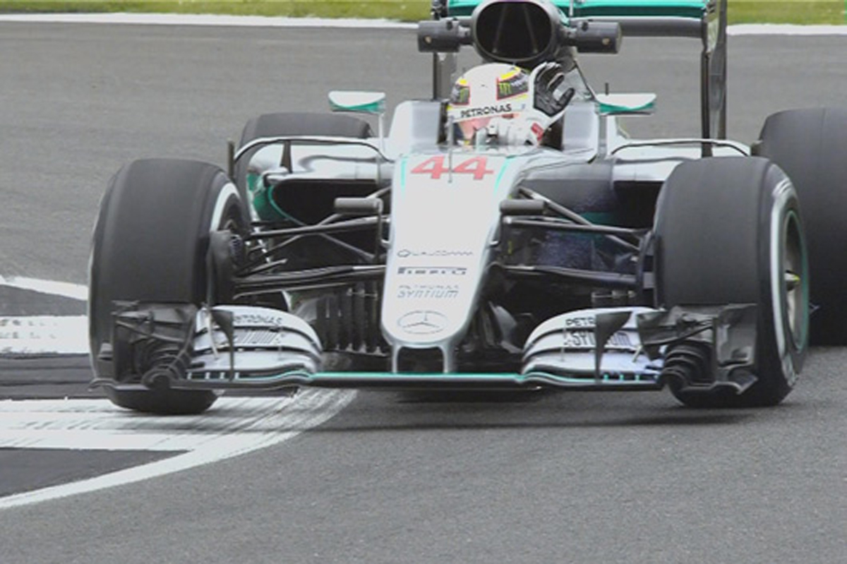 F1イギリスGP フリー走行1回目：ルイス・ハミルトンがトップタイム