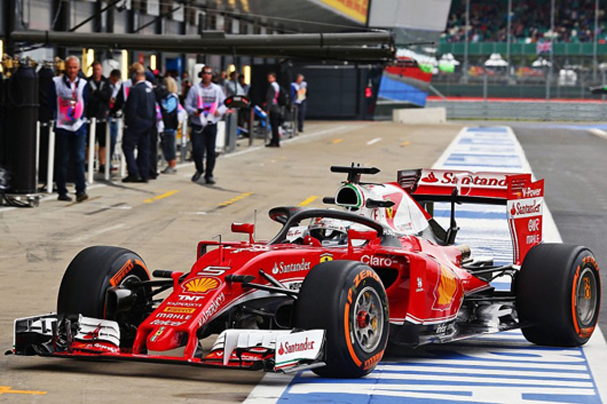 フェラーリ、改良版ハローで実走テスト / F1イギリスGP