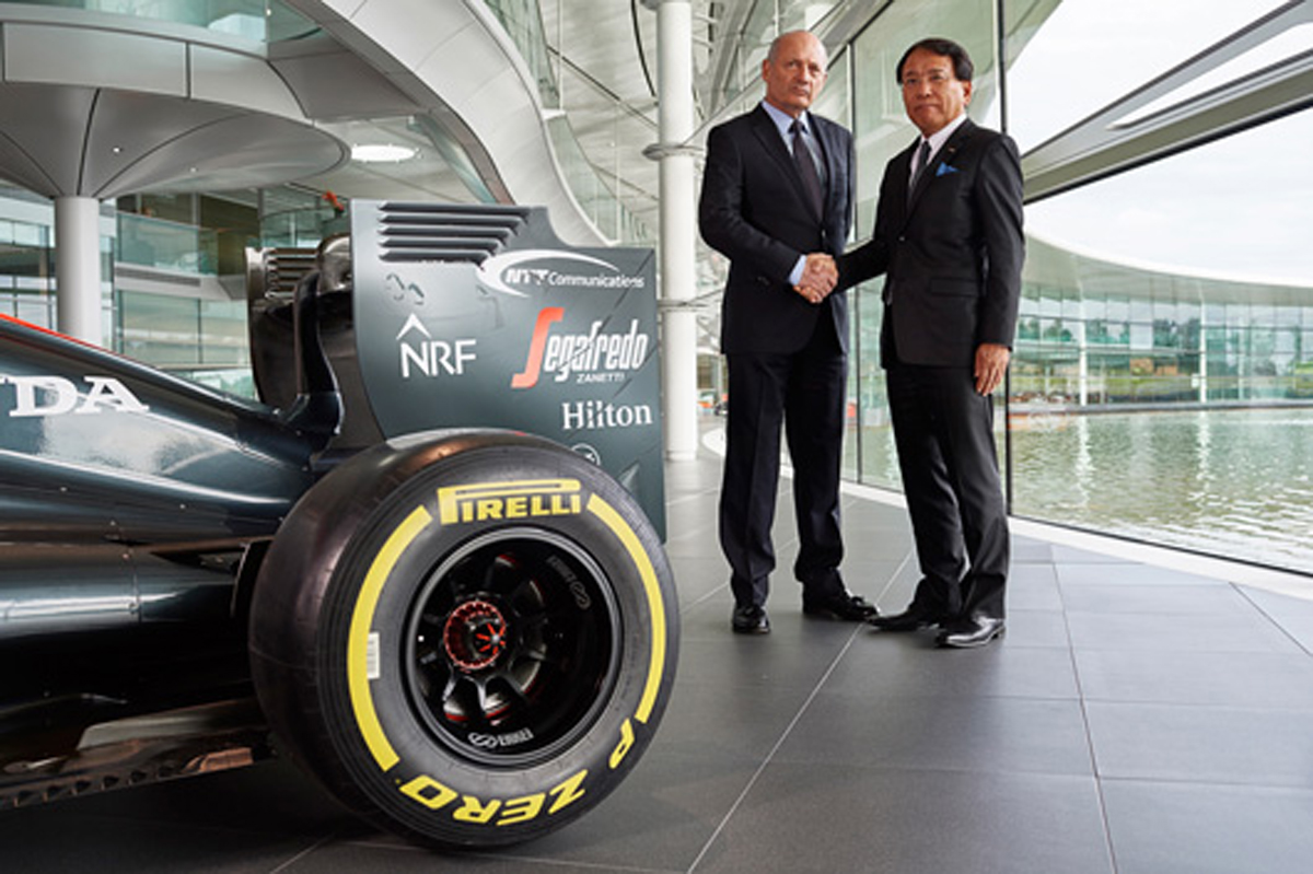 マクラーレン・ホンダ、NTTコミュニケーションズとパートナーシップ契約