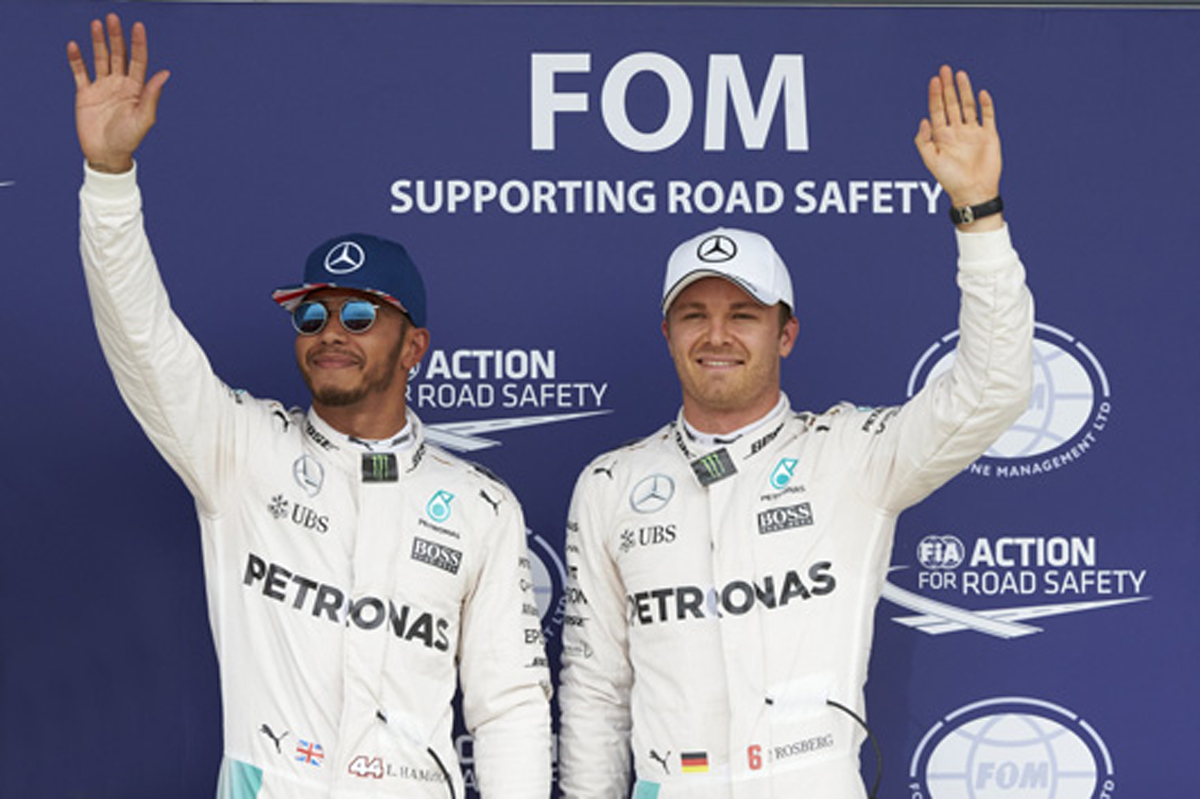 メルセデス：圧巻のフロントロー独占 / F1イギリスGP 予選