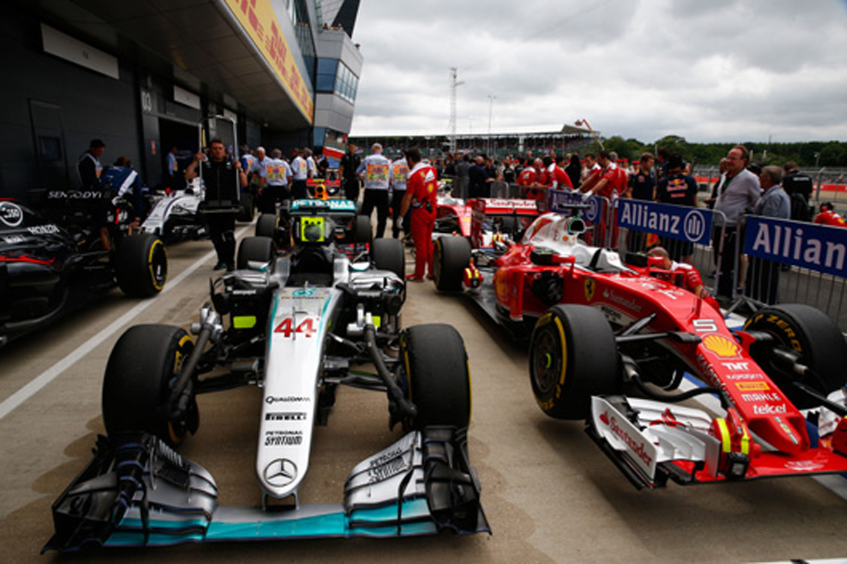 F1イギリスGP:決勝スターティンググリッド