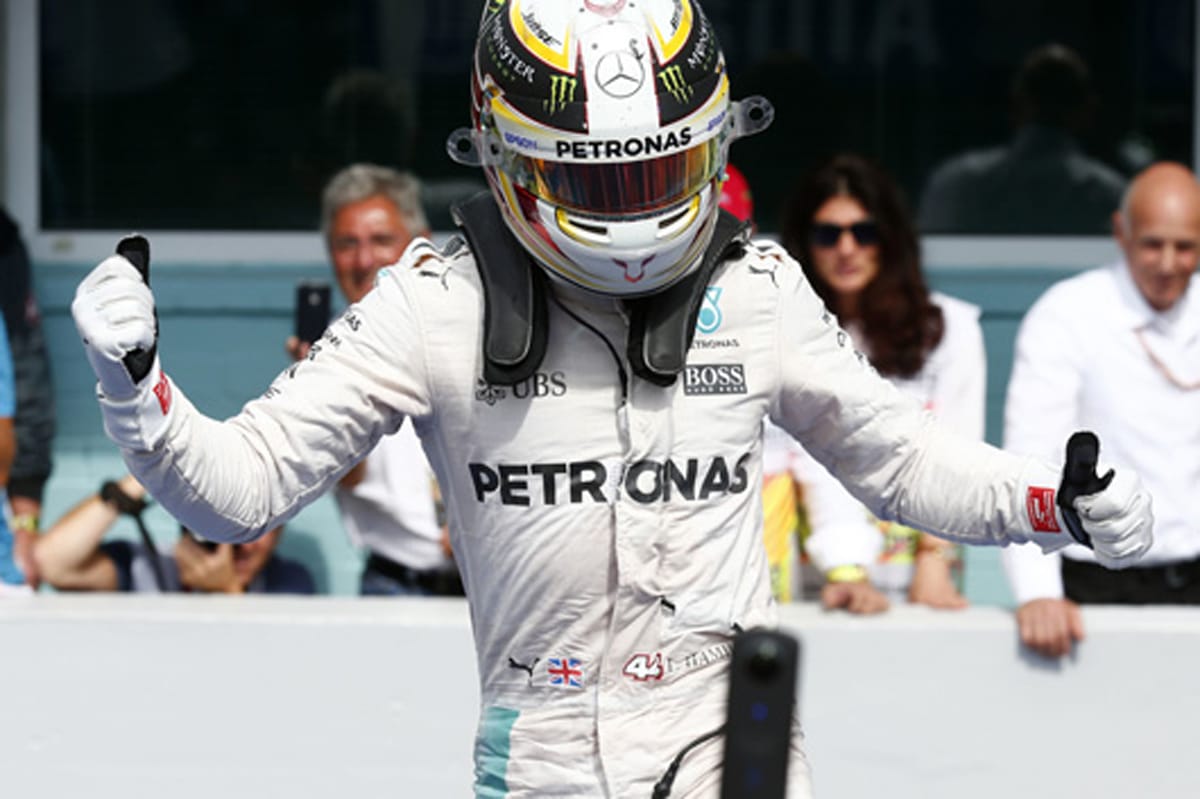 メルセデス：ルイス・ハミルトンが4連勝 / F1ドイツGP