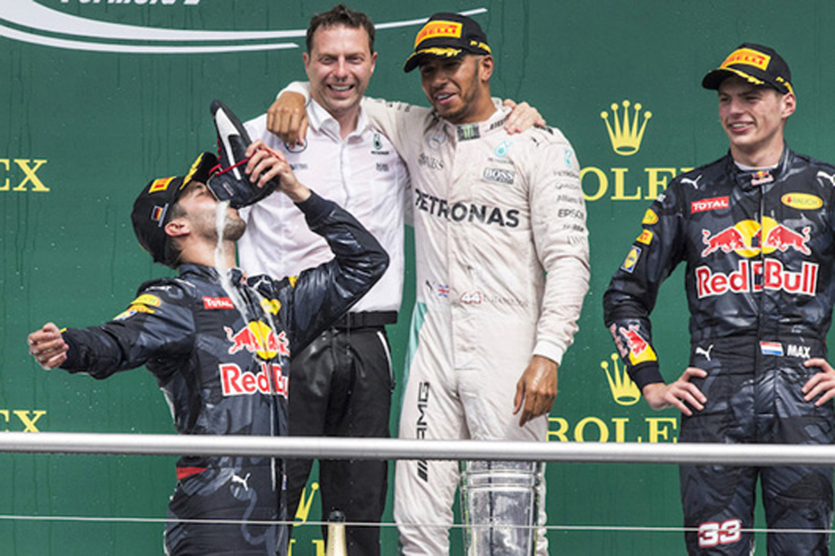 ダニエル・リカルド、F1ドイツGPの“ドライバー・オブ・ザ・デー”