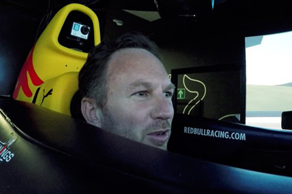 【動画】 クリスチャン・ホーナー、F1シミュレーターに挑戦