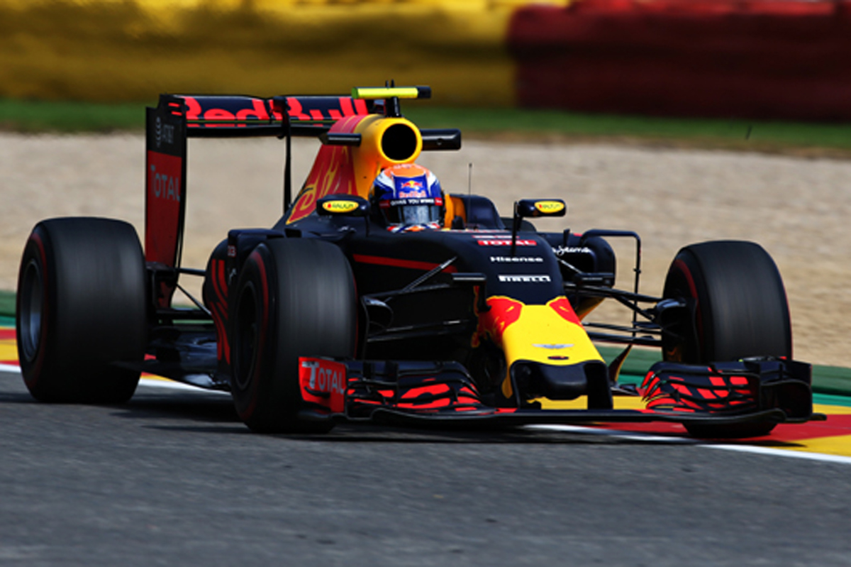 F1ベルギーGP フリー走行2回目:マックス・フェルスタッペンがトップタイム