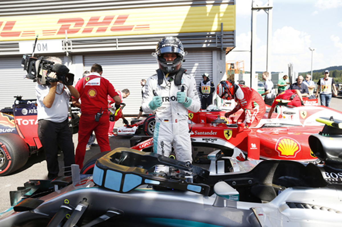 メルセデス:ニコ・ロズベルグがポールポジション / F1ベルギーGP 予選