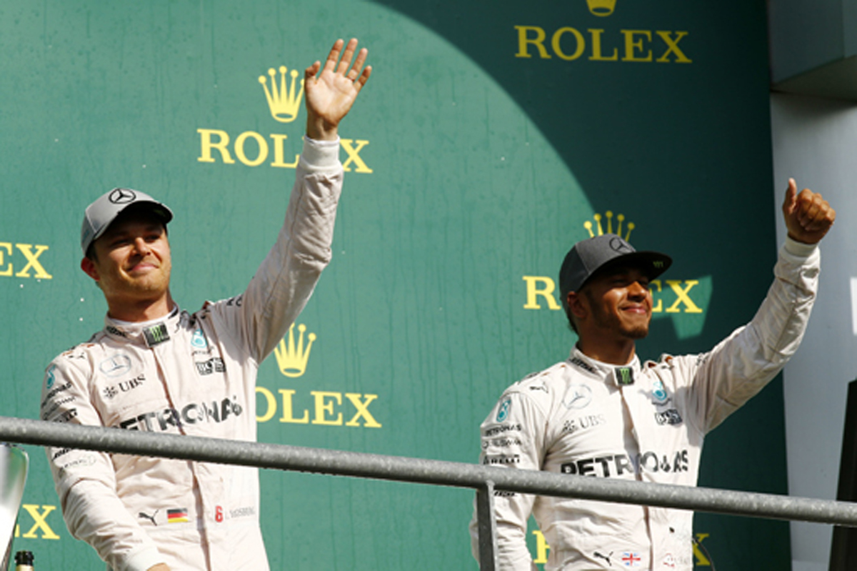 メルセデス:ニコ・ロズベルグがスパ初制覇 / F1ベルギーGP
