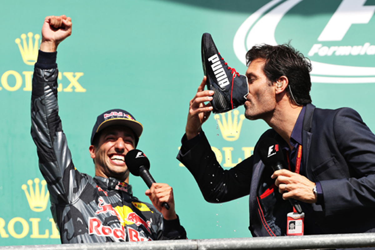 レッドブル:ダニエル・リカルドが2位表彰台 / F1ベルギーGP