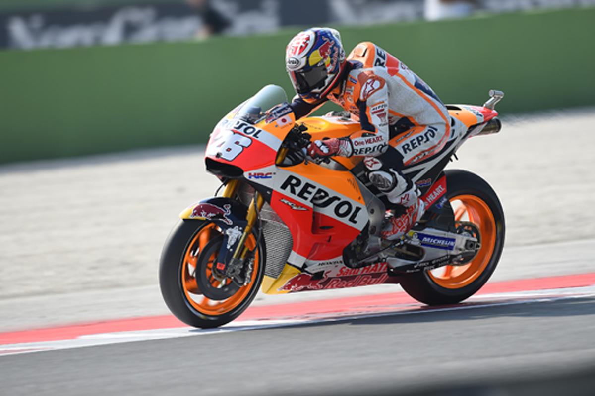ホンダ:MotoGP 2016 第13戦 サンマリノGP 1日目フリー走行レポート