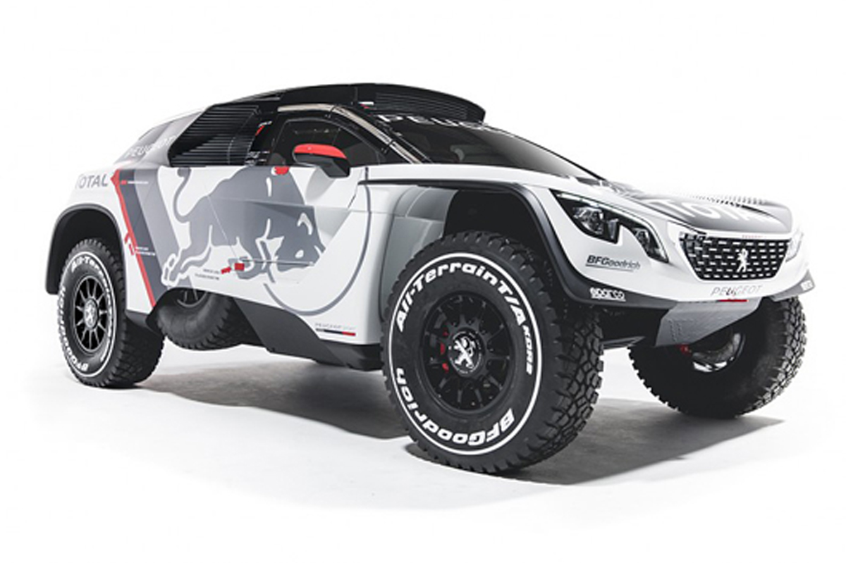 プジョー、2017年 ダカールラリー参戦マシン「3008 DKR」を公開