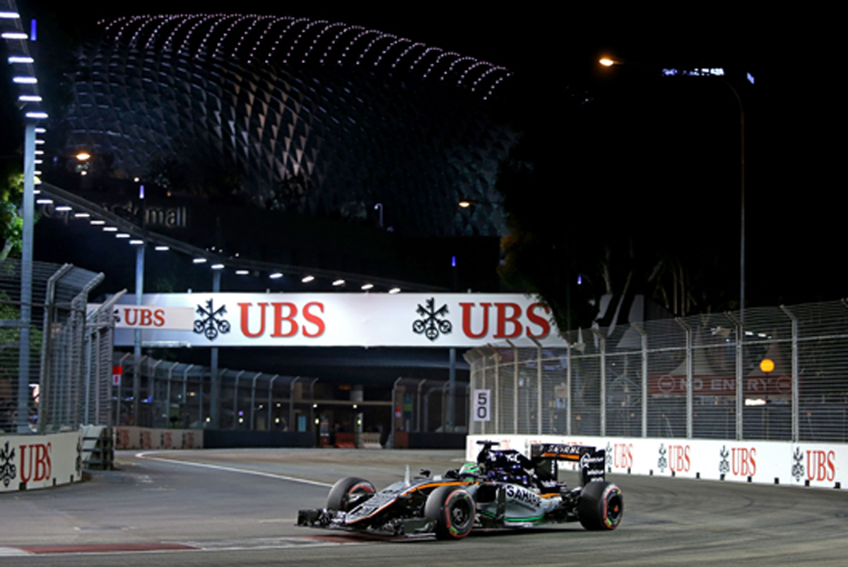 フォース・インディア:Q3進出も結果には不満 / F1シンガポールGP 予選