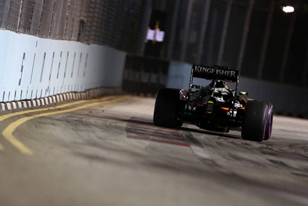 セルジオ・ペレス、8グリッド降格ペナルティ / F1シンガポールGP