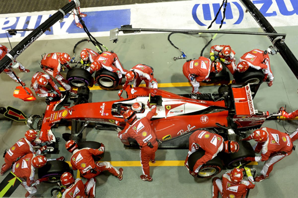 フェラーリ:健闘むなしく表彰台に届かず / F1シンガポールGP