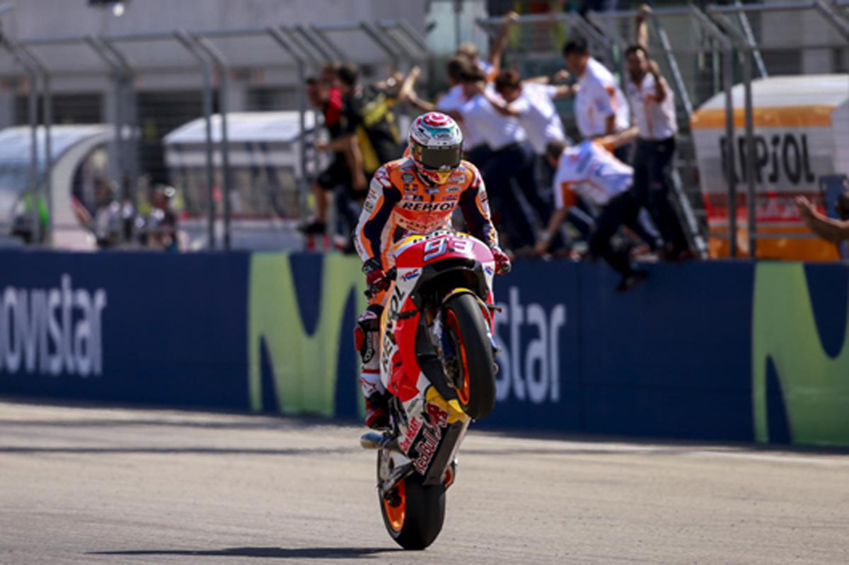 MotoGP 第14戦 アラゴンGP 結果:マルク・マルケスが今季4勝目