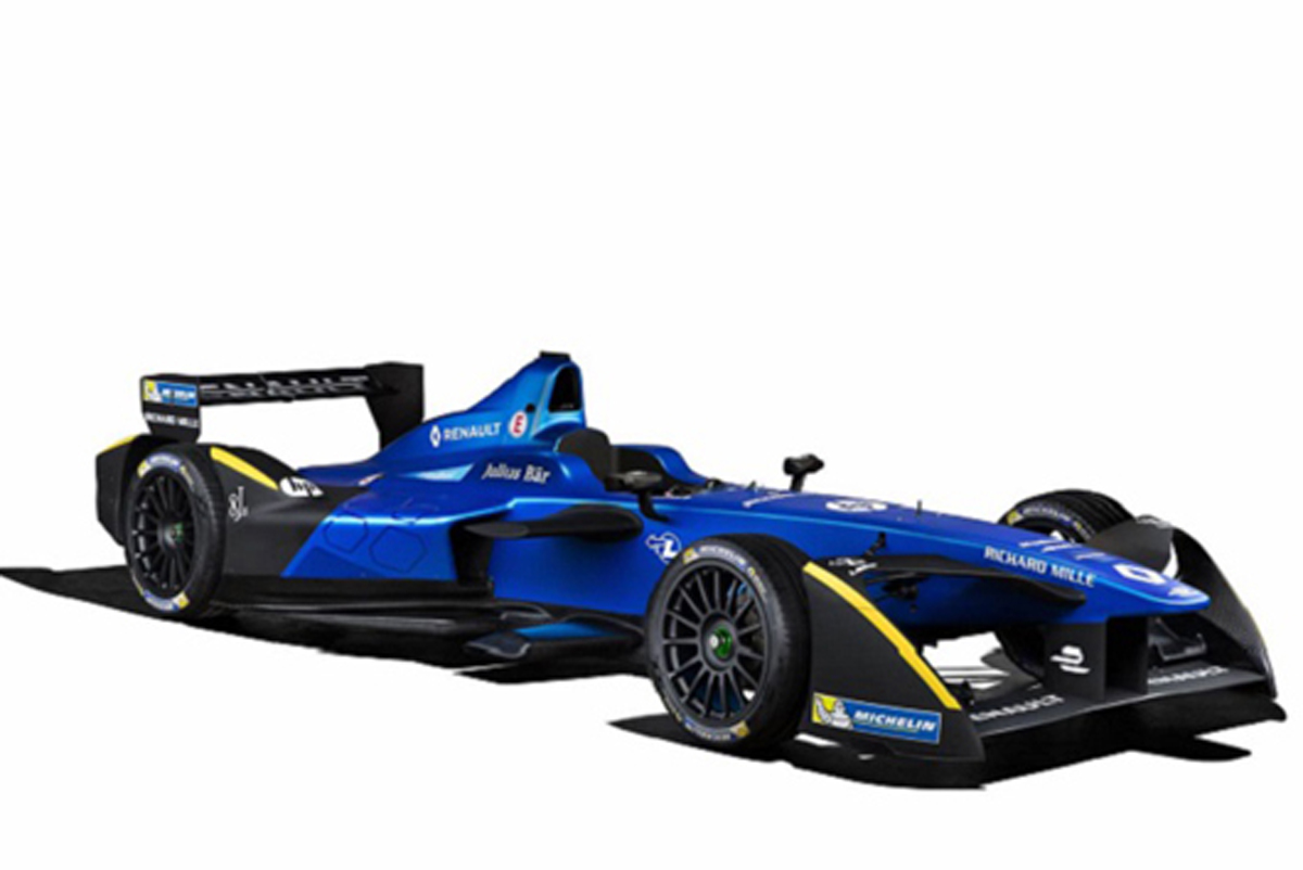 【フォーミュラE】 ルノー e.dams、3rdシーズンのマシンカラーを発表
