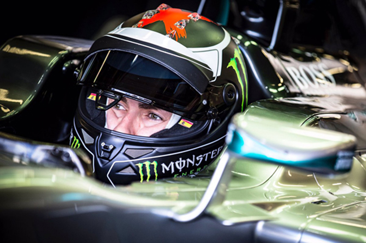 ホルヘ・ロレンソ、メルセデスのF1マシンをテスト