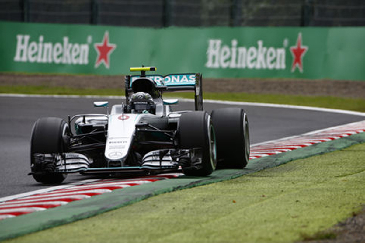 F1日本GP フリー走行3回目:ニコ・ロズベルグがトップタイム