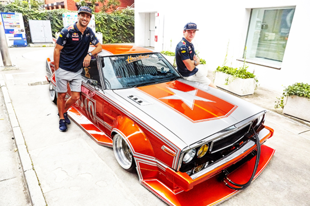 【動画】 レッドブルF1ドライバー、“Bosozoku car”で渋谷をドライブ