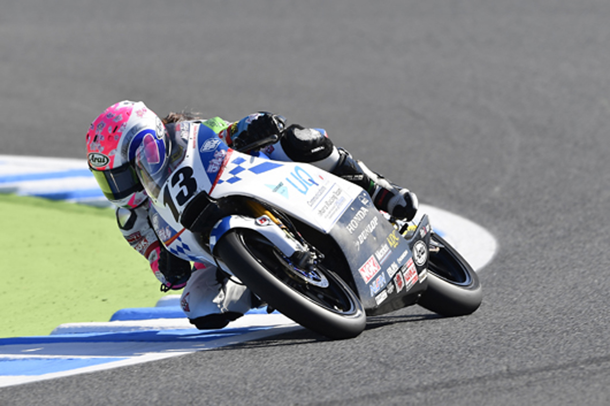 【Moto3】 岡崎静夏 「自分の走りを見直して最後まで走りきりたい」