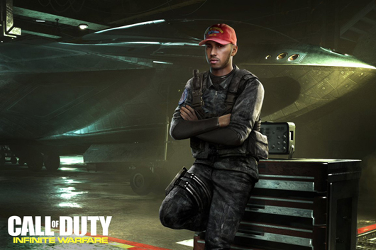 ルイス・ハミルトン、人気ゲーム『Call of Duty』の最新作に登場