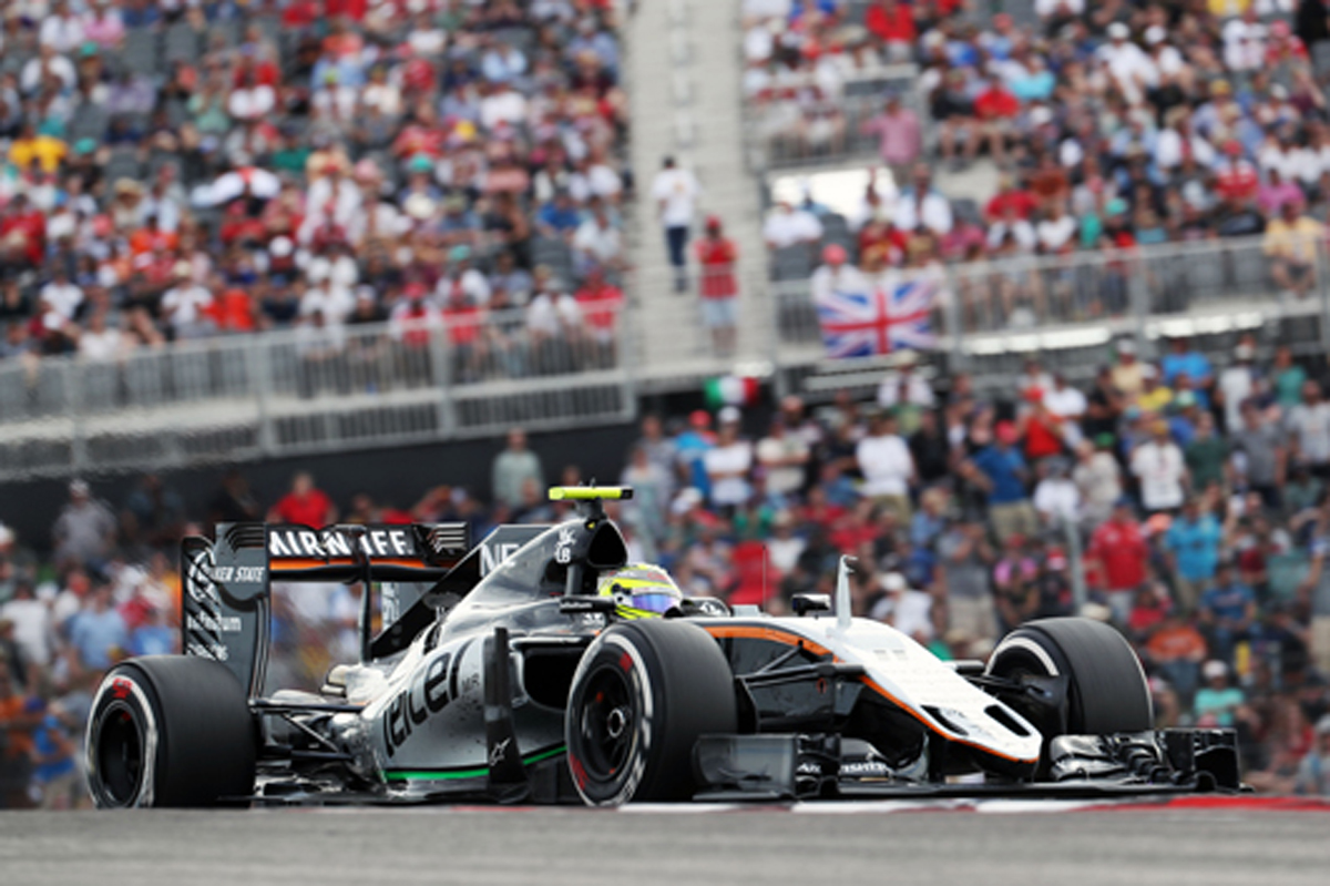 フォース・インディア：1周目に不運もペレスが8位 / F1アメリカGP