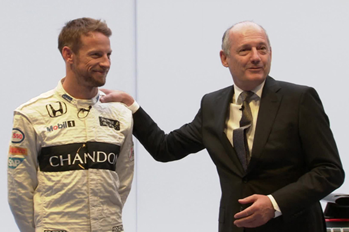 ジェンソン・バトン、F1引退回避は「ロン・デニスの説得があったから」
