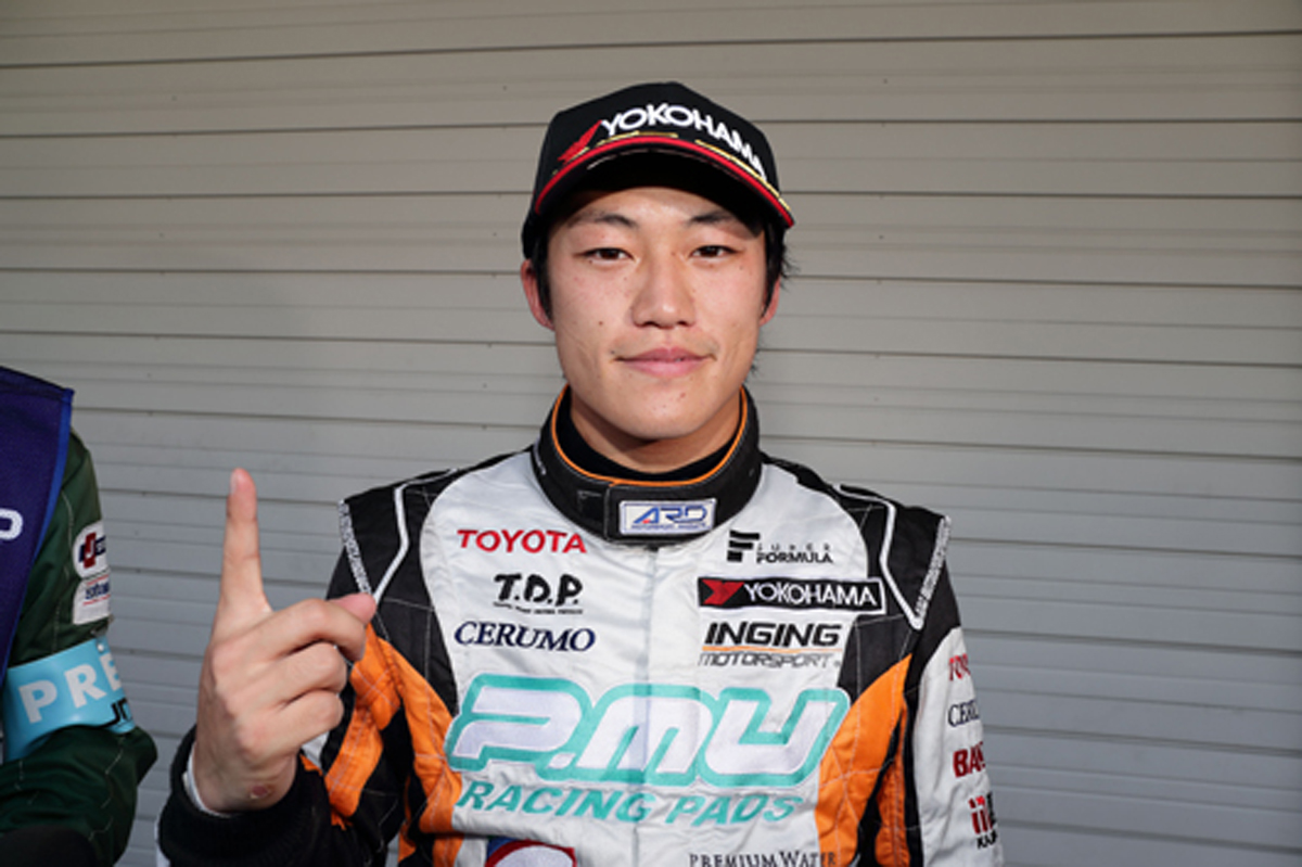 スーパーフォーミュラ 最終戦 結果:国本雄資がチャンピオン獲得!