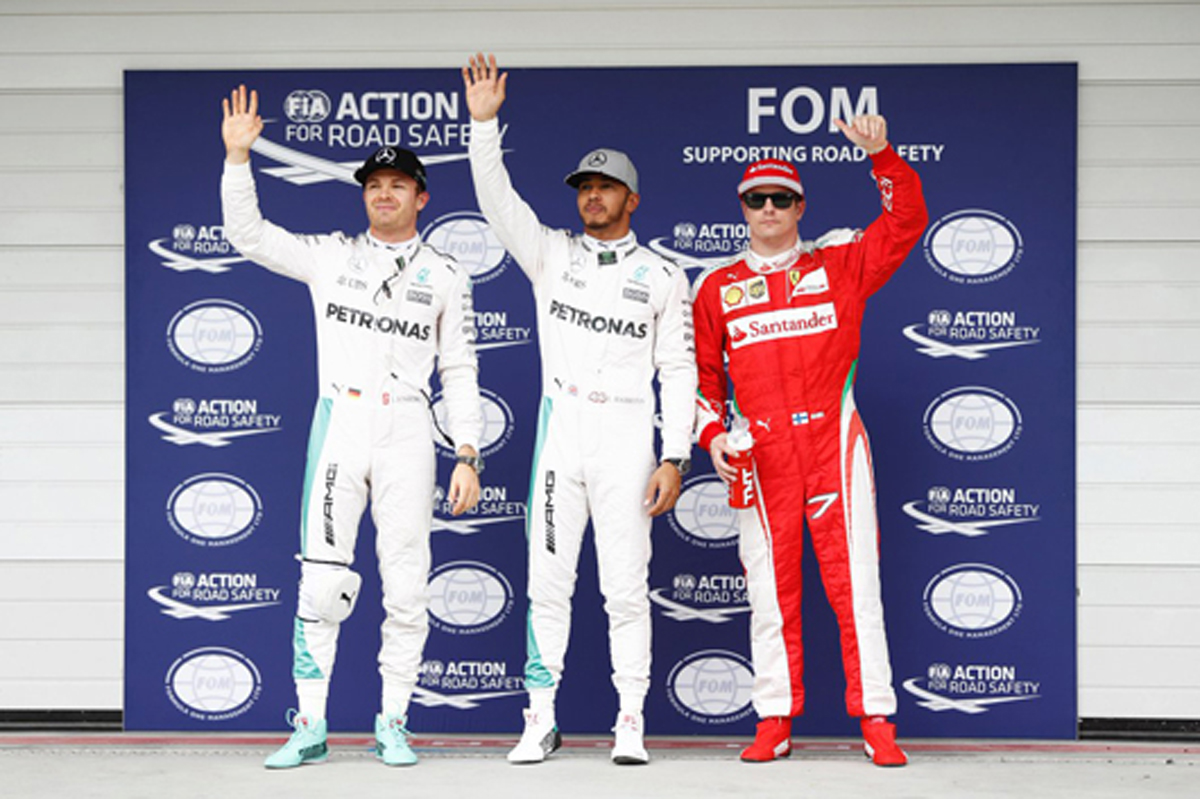 F1ブラジルGP:決勝スターティンググリッド