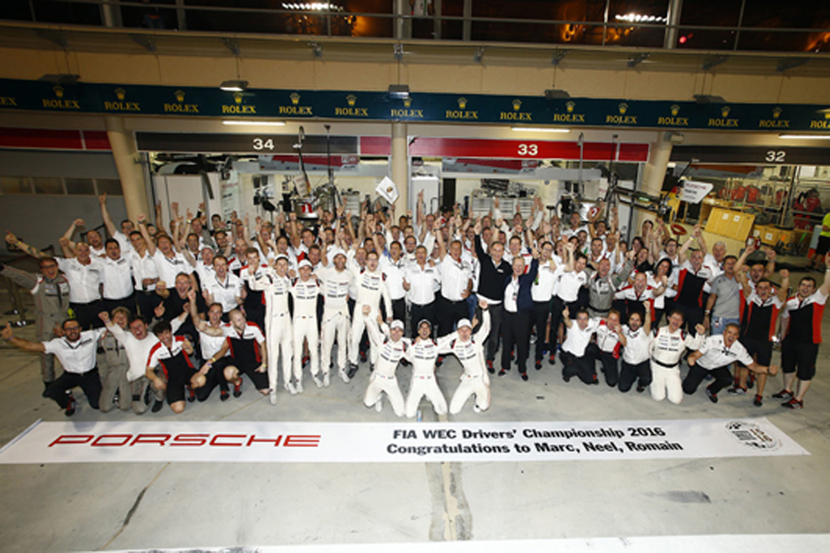 ポルシェ:2016 WEC 最終戦 バーレーン6時間 決勝レポート